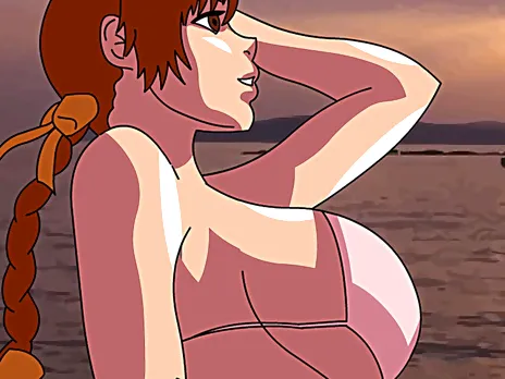 Kasumi fuck on the beach screenshot 2
